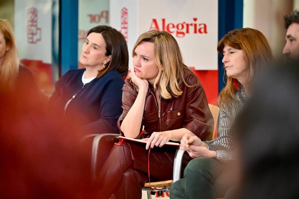 La candidata del PSOE al Gobierno de Aragón, Puilar Alegría.