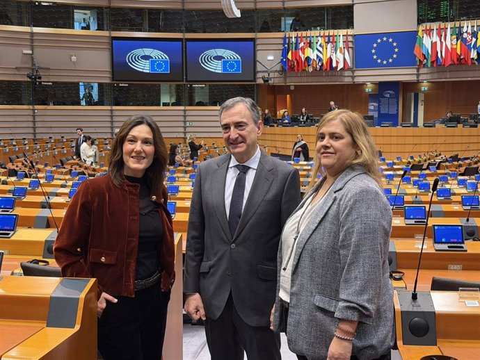 El presidente del EBB del PNV, Aitor Esteban, en Bruselas