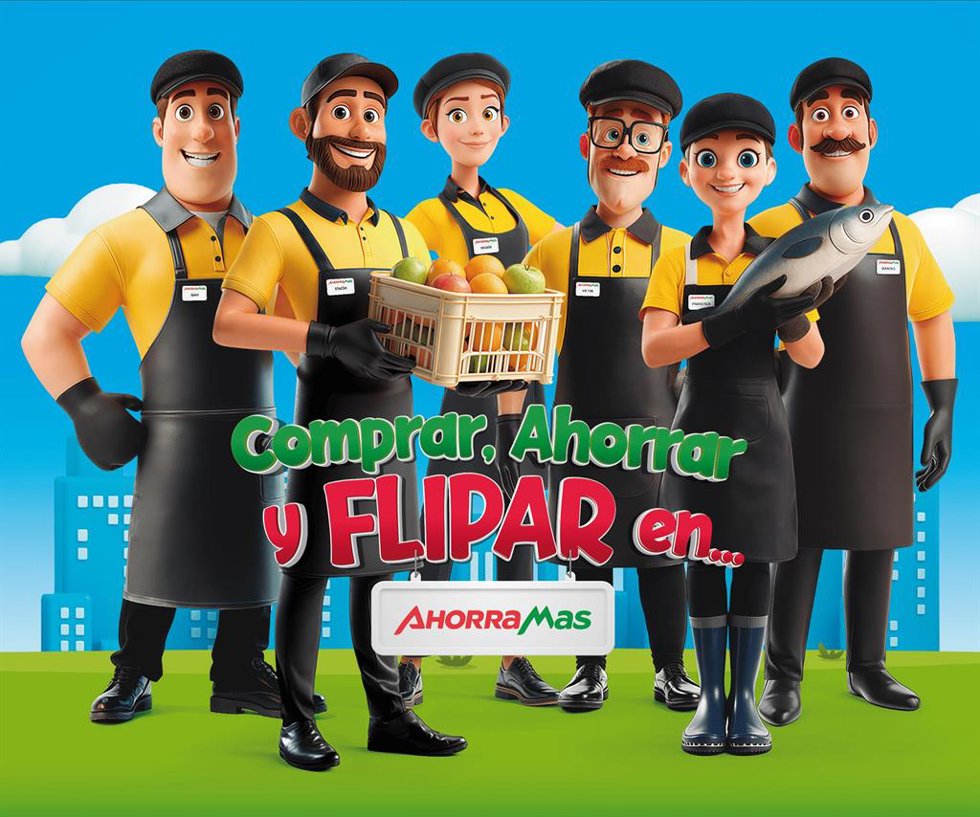 Ahorramas lanza su nueva campaña promocional Comprar, ahorrar y flipar en Ahorramas