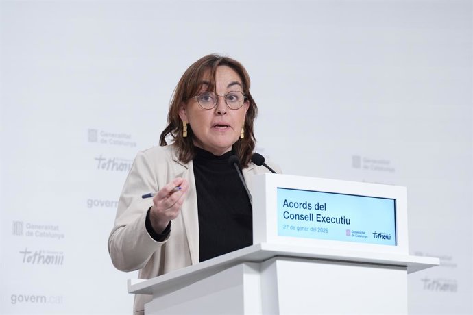 La consellera de Territori i portaveu de la Generalitat, Sílvia Paneque
