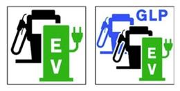 Archivo - Señales vehículos eléctricos