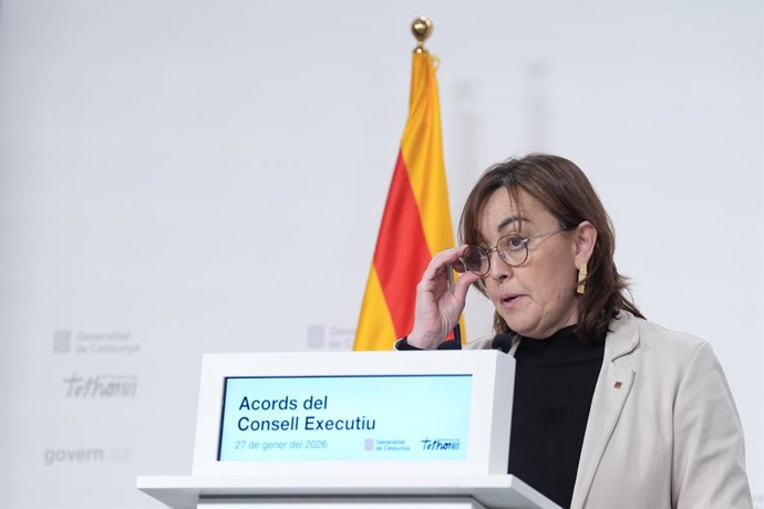 La consellera de Territori, Habitatge i Transició Ecològica i portaveu del Govern, Sílvia Paneque