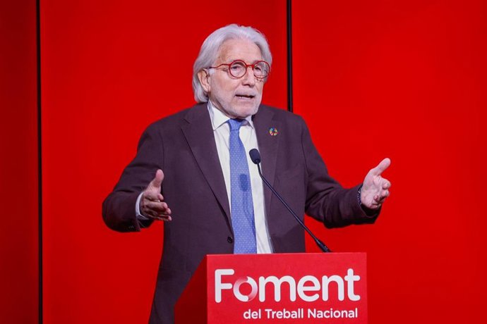 Archivo - El presidente de Foment del Treball, Josep Sánchez Llibre, en una imagen de archivo.