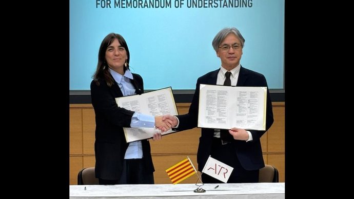 La consellera de Recerca i Universitats, Núria Montserrat, després de l'acord d'aquest dimarts