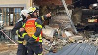 Una explosión de propano en una vivienda de Aranjuez deja un herido grave y grandes daños materiales