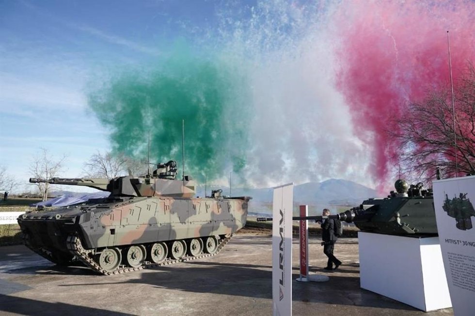 Archivo - Acto de entrega de las primeras cuatro unidades del blindado Lynx fabricado por Leonardo Rheinmetall Military Vehicles