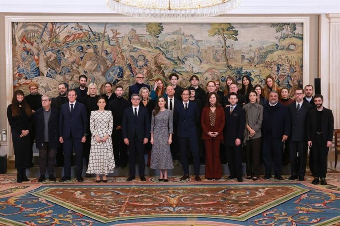 Su Majestad la Reina recibe en audiencia a los diseñadores de la 83ª edición de Mercedes Benz Fashion Week Madrid