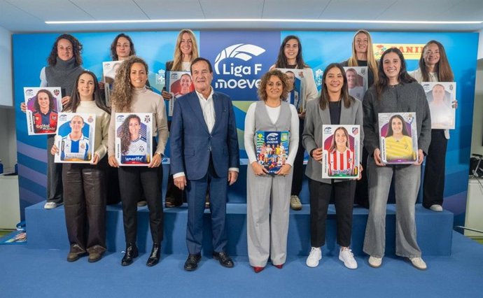 Presentación de la cuarta edición del álbum de PANINI de la Liga F Moeve