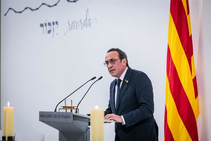 El presidente del Parlament de Catalunya, Josep Rull