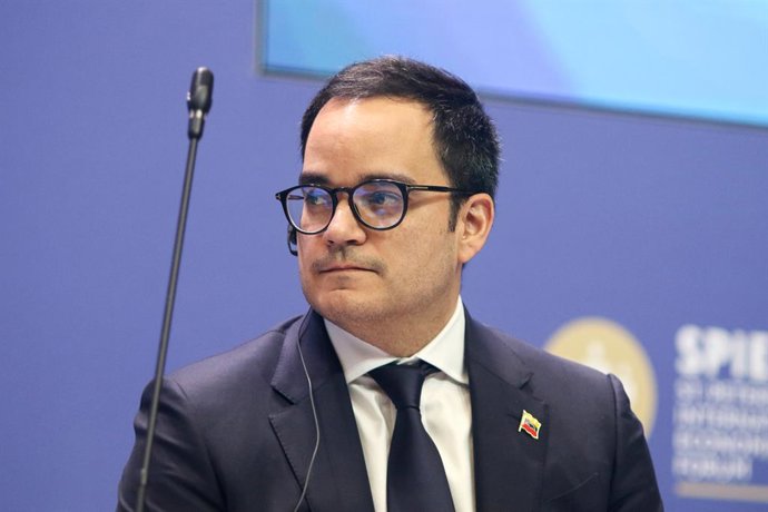 Archivo - June 7, 2024, Saint Petersburg, Russia: Calixto Jose Ortega Sanchez, President, Central Bank of Venezuela, attends a session on Transformation for Global Growth: Role of Financial Sector in Achieving Strategic Development Goals in the framework 