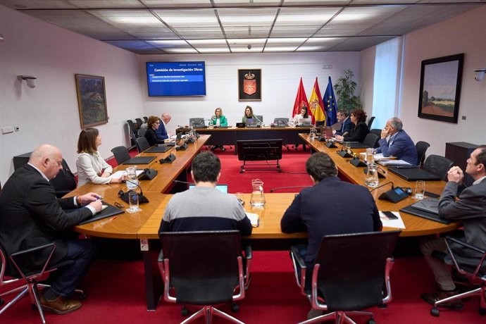 Comparecencia de Noemí Osés en la comisión de investigación del Parlamento foral.