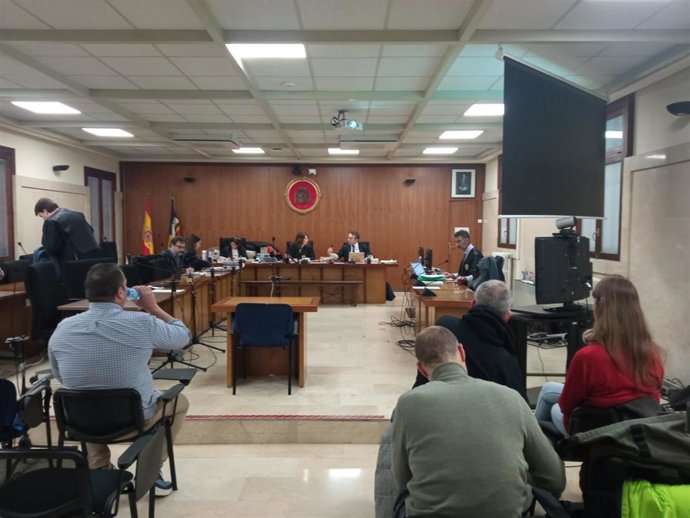 Sesión del juicio en la Audiencia Provincial.