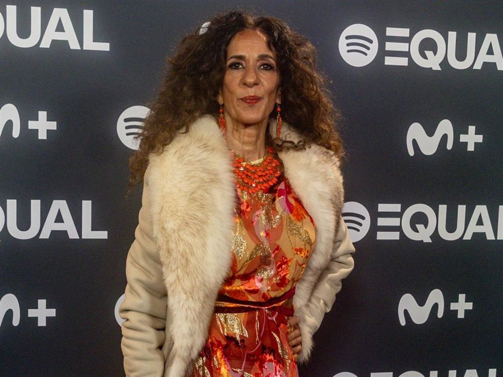 Rosario Flores  en la gala benéfica en apoyo a las mujeres en la industria musical de Spotify Equal en el Teatro Joy Eslava
