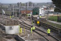 Cortada por acumulación de agua la vía del tren de Córdoba a Jaén y la Córdoba-Antequera por la meteorología