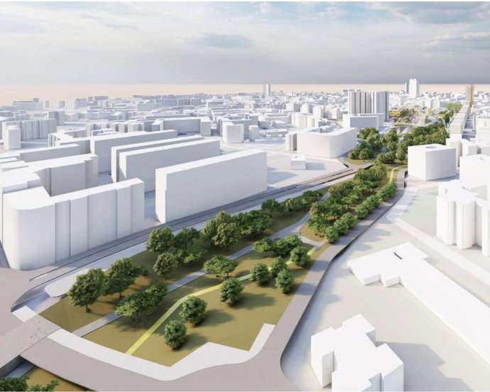 Archivo - Recreación del futuro Parque Central de Alicante