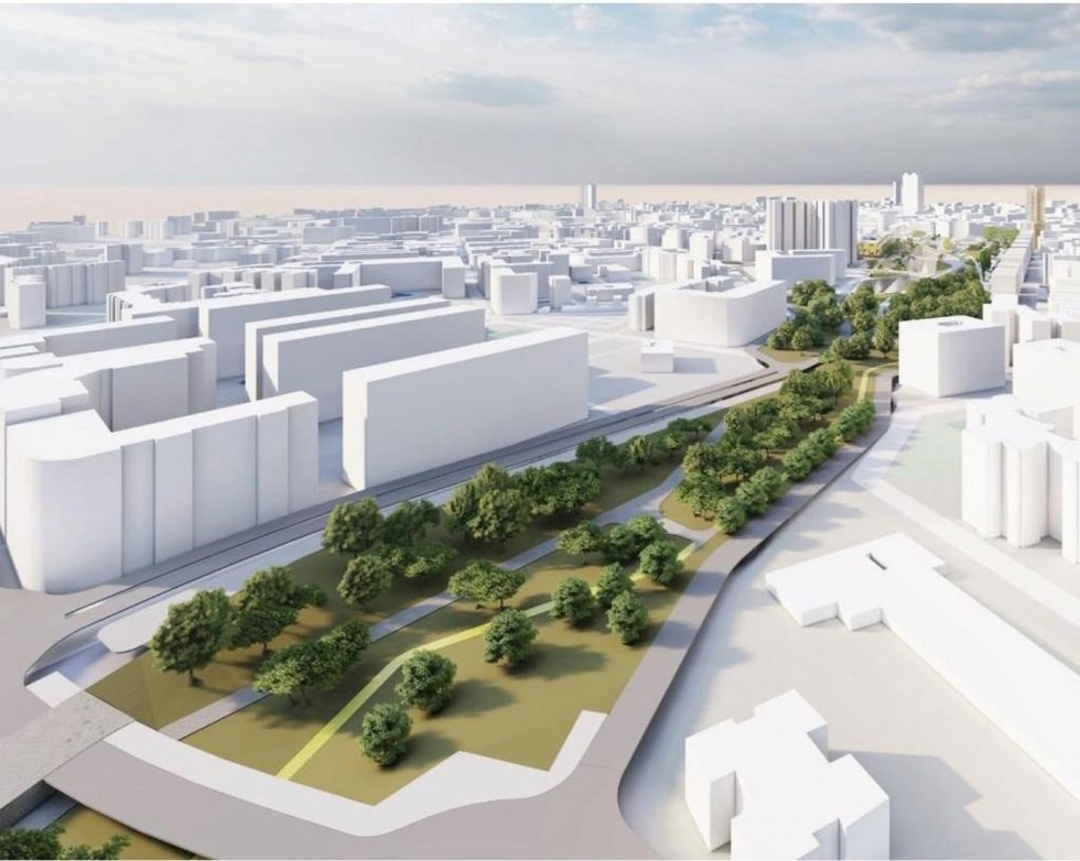Archivo - Recreación del futuro Parque Central de Alicante