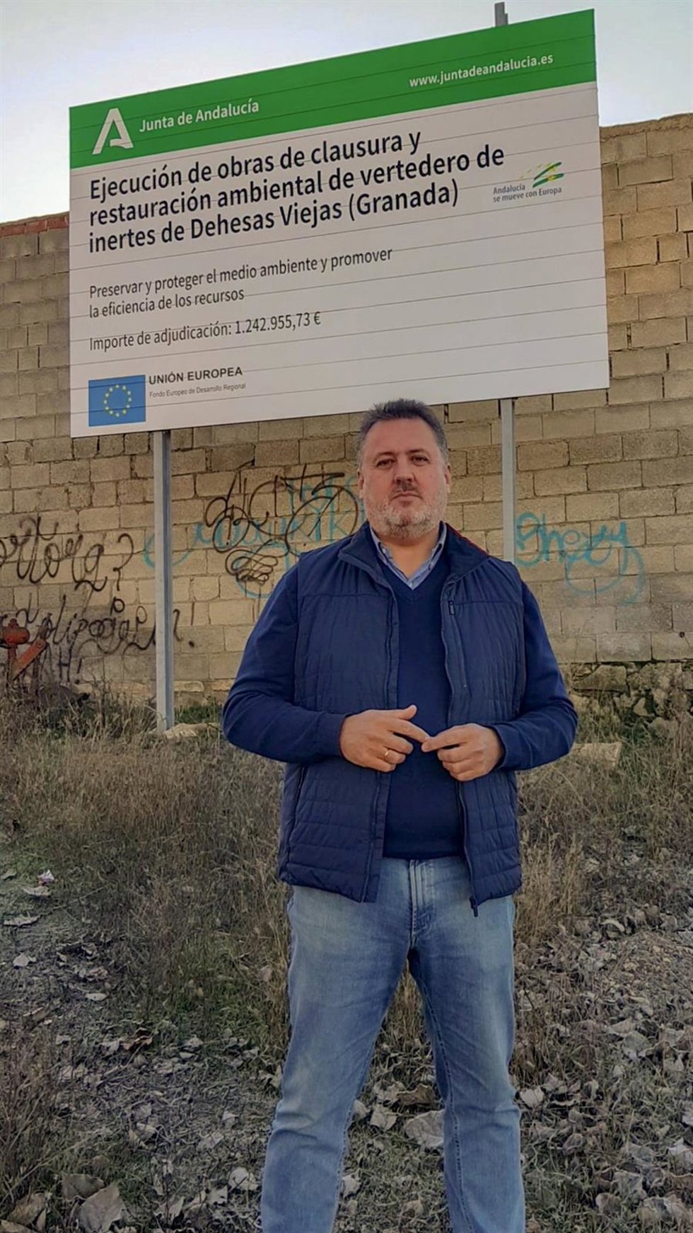El delegado territorial de Sostenibilidad y Medio Ambiente en Granada, Manuel Francisco García.