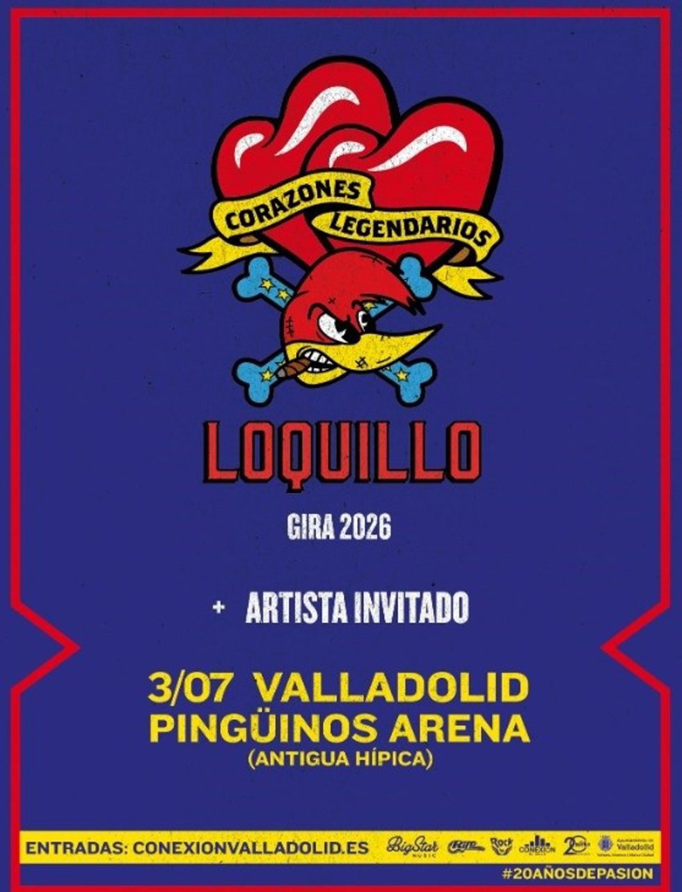 Loquillo celebra en Valladolid los 20 años de Pasión Eventos dentro del Ciclo Conexión
