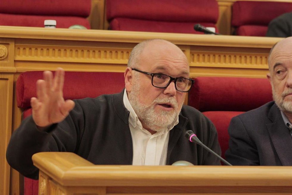 El portavoz de IU-Podemos en el Ayuntamiento de Toledo, Txema Fernández.
