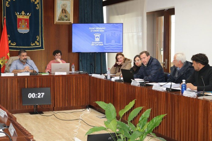 Pleno del martes del Ayuntamiento de Cartaya (Huelva).