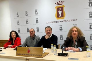 El alcalde de Cuenca, Darío Dolz, y el teniente de alcalde, Isidoro Gómez Cavero.