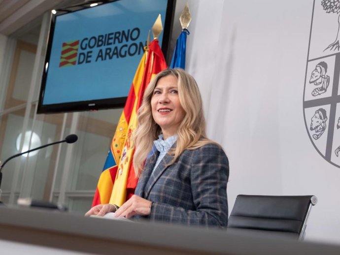 La portavoz del Gobierno de Aragón, Mar Vaquero.
