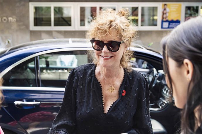 Archivo - La actriz y productora de cine estadounidense Susan Sarandon a su llegada a la Academia del Cine, a 4 de junio de 2024, en Madrid (España). La actriz acude a la Academia del Cine de Madrid durante su visita en la capital tras acudir ayer, lunes 