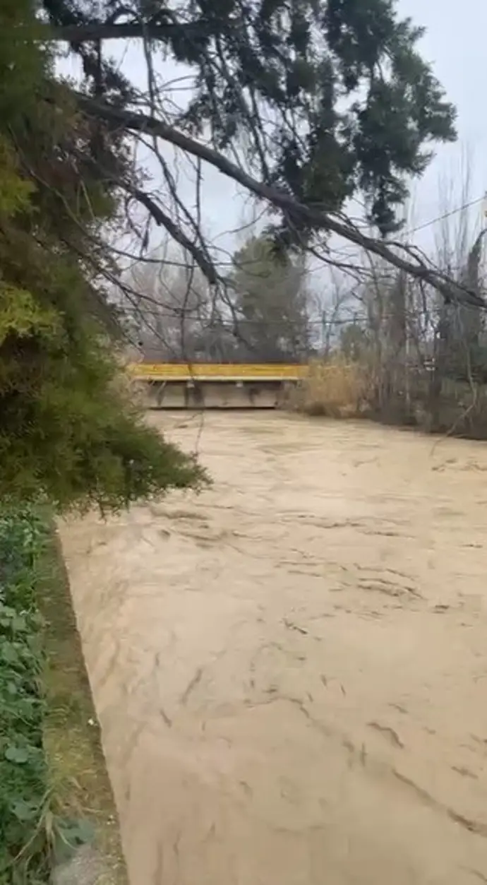 El río Jaén a su paso por Puente Jontoya