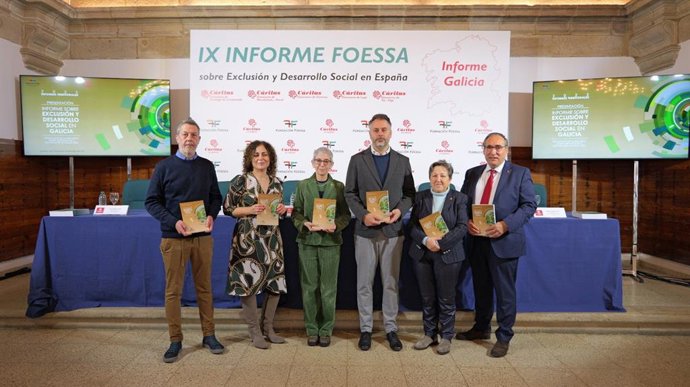 Presentación del informe sobre exclusión social de FOESSA y Cáritas, a 28 de enero de 2026.