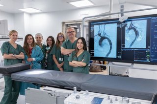 Equipo del Servicio de Angiología y Cirugía Vascular del Hospital Universitario de Jaén