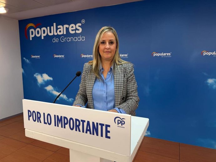 La portavoz del Partido Popular de Monachil (Granada), Cristina Marín.