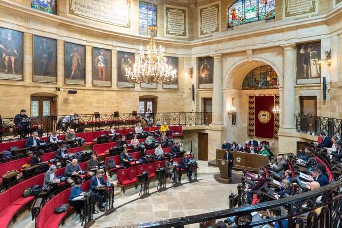 Pleno de las Juntas Generales de Bizkaia.