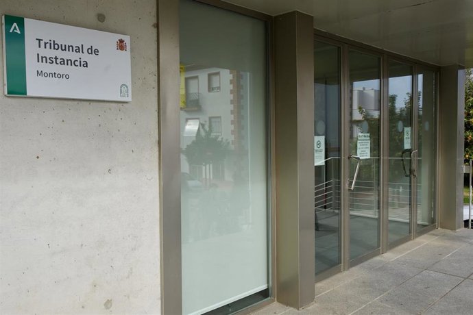Imagen de los Juzgados de Montoro (Córdoba), que llevará la causa por el siniestro ferroviario de Adamuz con 45 muertos y 125 heridos.