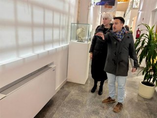 El delegado de Cultura, Patrimonio y Museo del Ayuntamiento de Alcalá de Guadaíra, Christopher Rivas, en el museo del municipio.