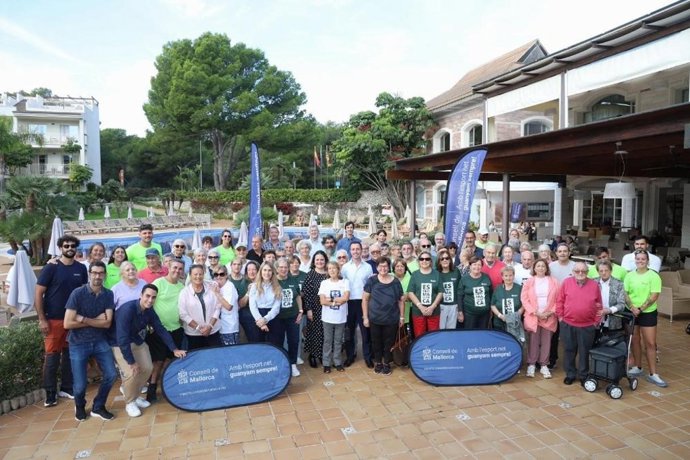 Participantes de las Estancias Deportivas del Consell de Mallorca.