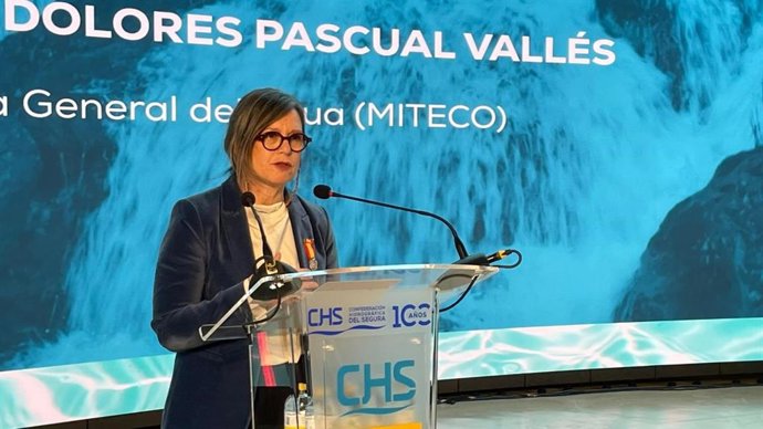 La directora general del Agua, María Dolores Pascual