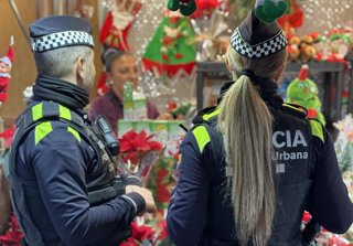 Dos agentes de la Guàrdia Urbana de Tarragona