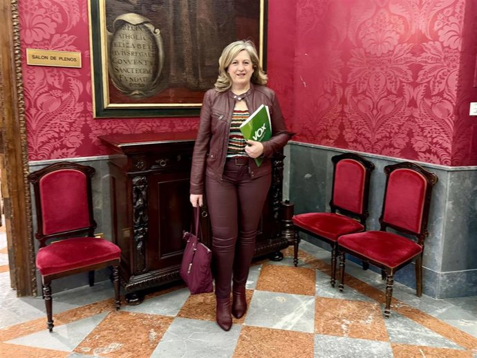 La portavoz de Vox, Beatriz Sánchez Agustino.