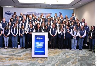 Kenia López afirma que el reto del nuevo periodo legislativo será defender la democracia y el voto en México