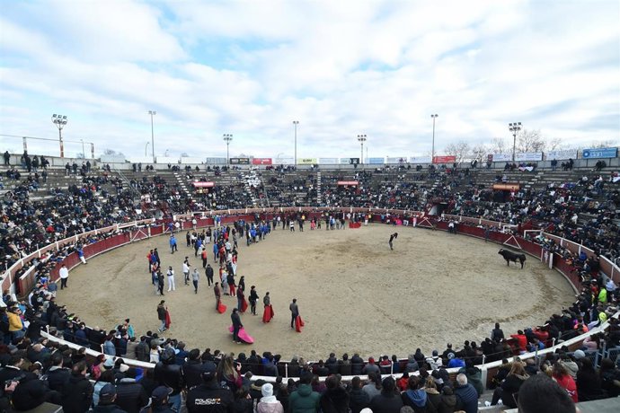 Una plaza de toros.