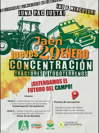 Carte de la protesta contra el acuerdo UE-Mercosur.