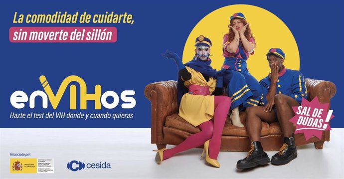 Cartel de la campaña del servicio 'enVIHos'.