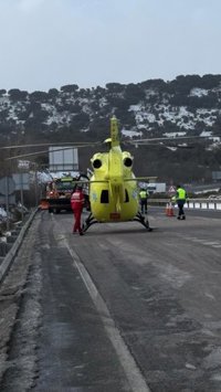 Herida muy grave una mujer de unos 45 años al salirse de la vía su turismo en la A-1 en Lozoyuela