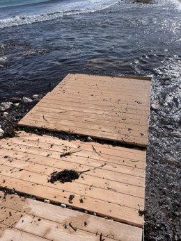 El PP denuncia el "desastre" de la pasarela de s'Illot y la "improvisación constante" del Ayuntamiento