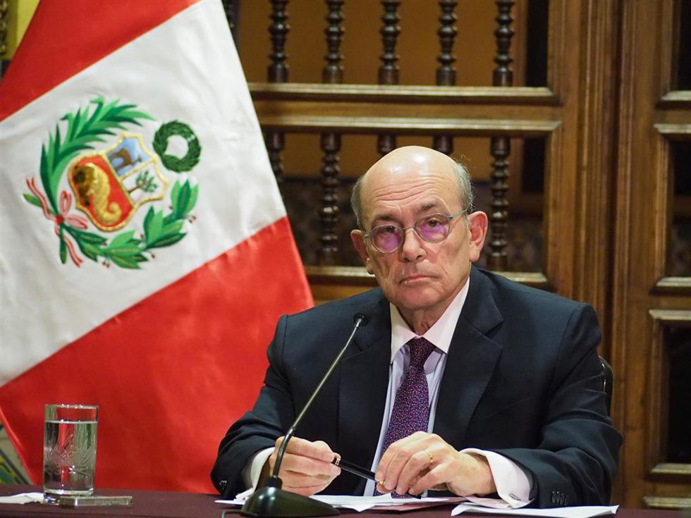 Archivo - El ministro de Exteriores peruano, Hugo de Zela 