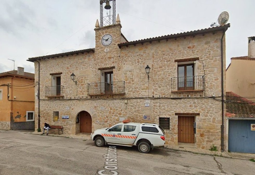 Ayuntamiento de Gualda en una imagen de Google Street View.