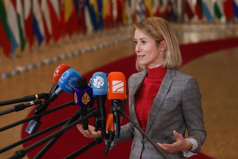 Kaja Kallas (Alta Representante de la UE para Asuntos Exteriores y Política de Seguridad).