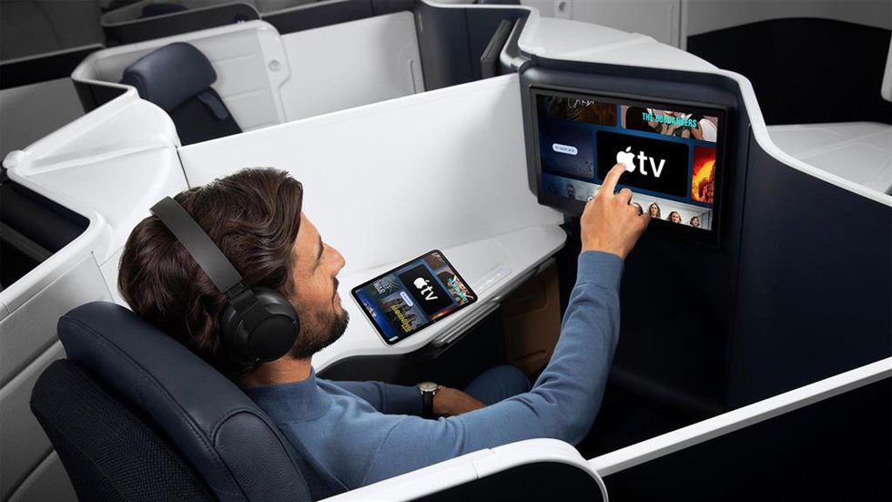 Air France incluye Apple TV en su oferta de entretenimiento a bordo.