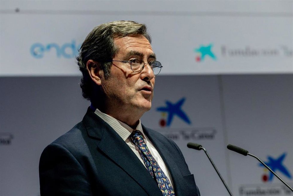 Archivo - El presidente de la CEOE, Antonio Garamendi