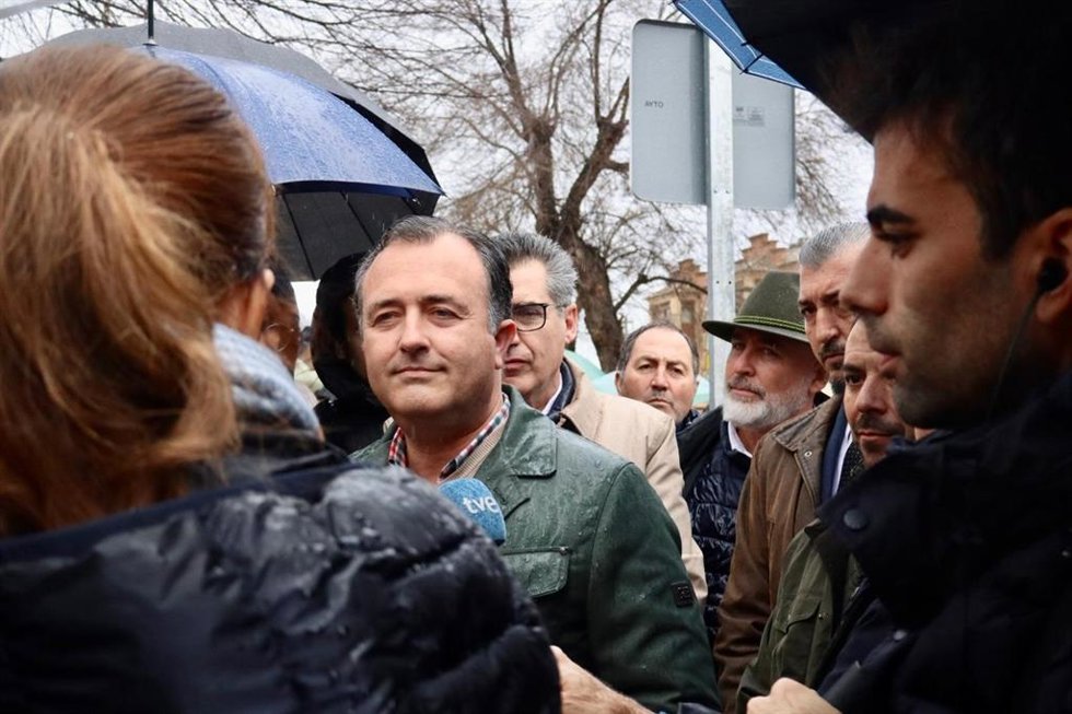 El presidente del Grupo Parlamentario Vox en las Cortes regionales, David Moreno